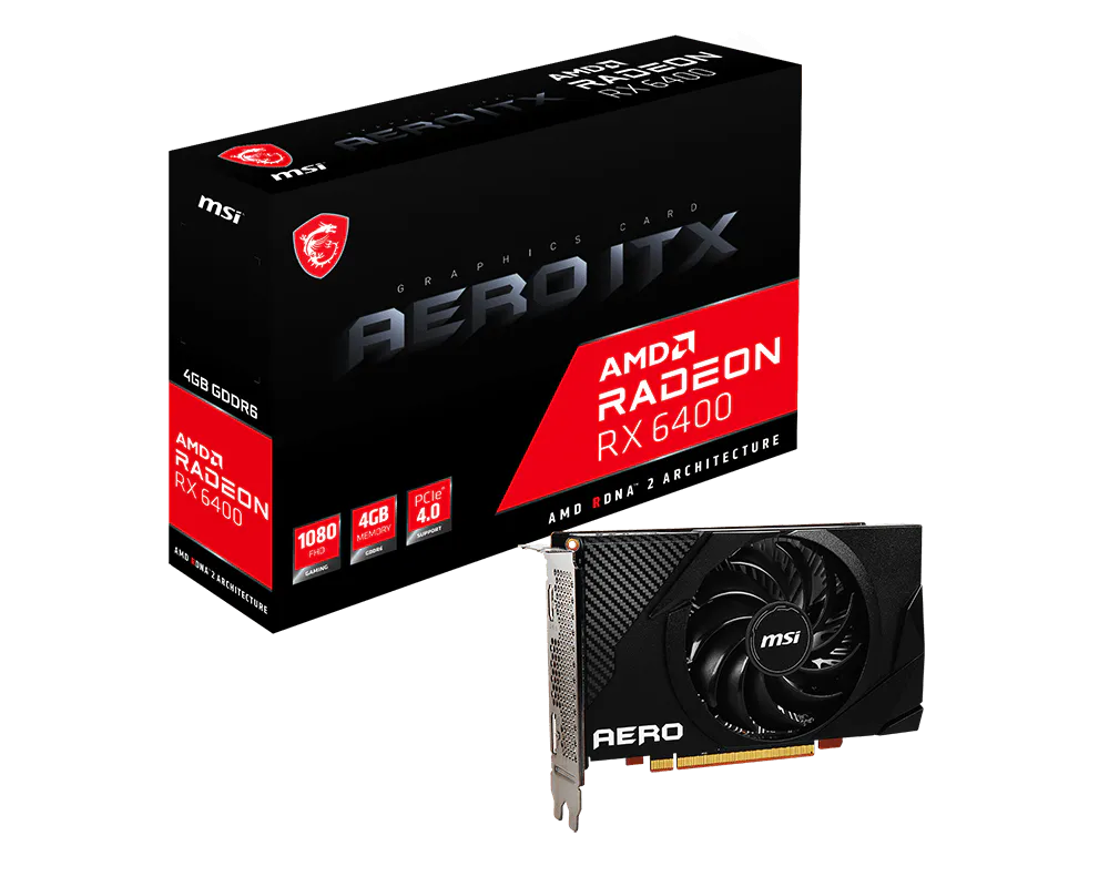 MSI Radeon RX 6400 AERO ITX 4G